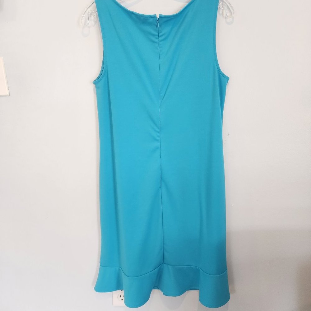 Lands' End Turquoise Dress, Size 8, NWOT - Picture 2 of 6